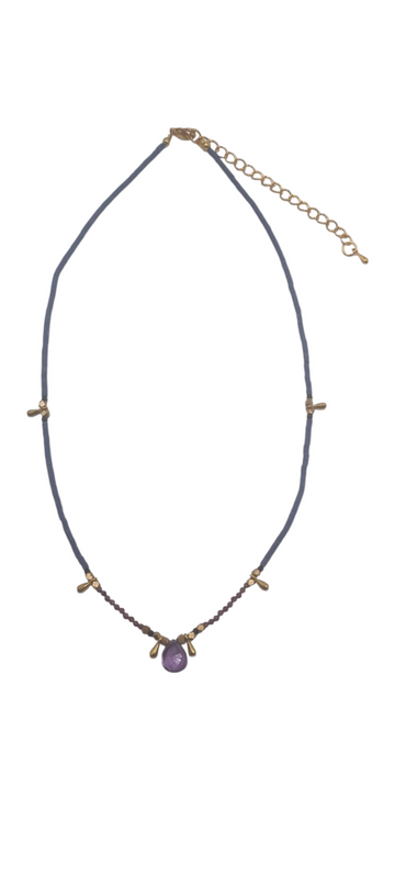Natuurlijke kralen ketting