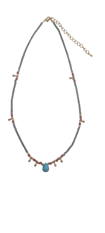 Natuurlijke kralen ketting