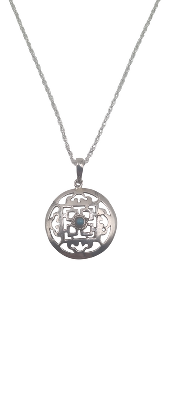 Mandala ketting en hanger