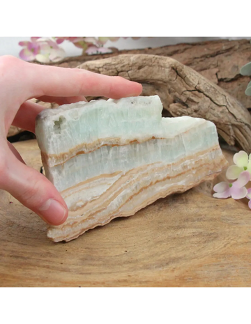 Calciet Caribbean blue schijf