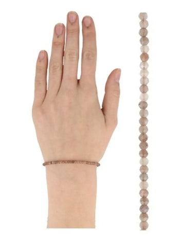 Maansteen oranje armband