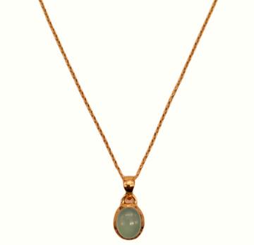 Necklace & pendant aquamarine