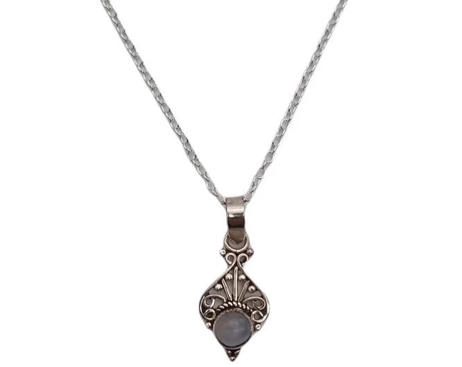 Ketting & hanger met labradoriet